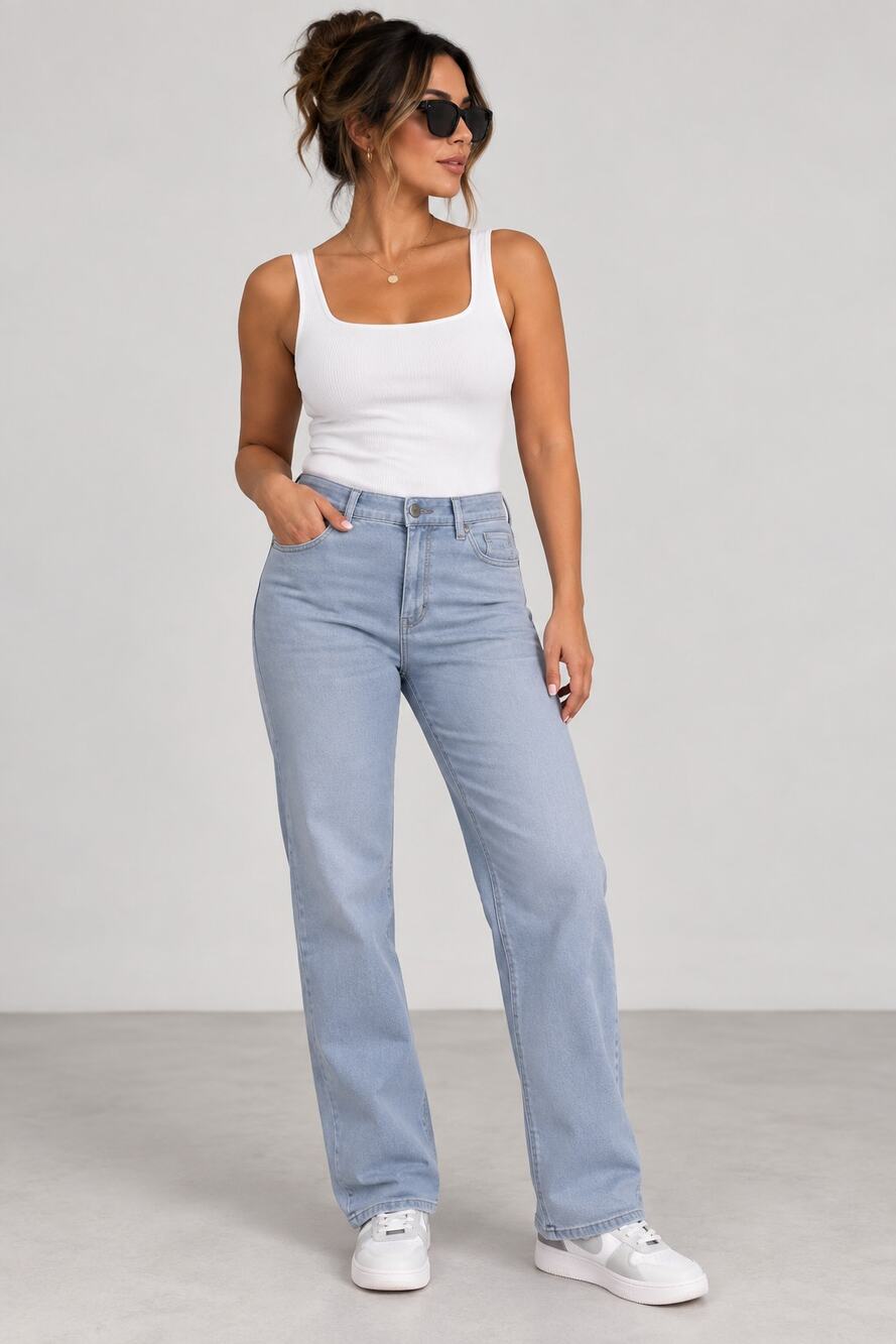 Gloria Vanderbilt Amanda Jeans Womens 16 Average Light Blue Slimming Straight